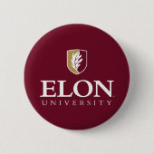 Badge Rond 5 Cm Université Elon (Devant)