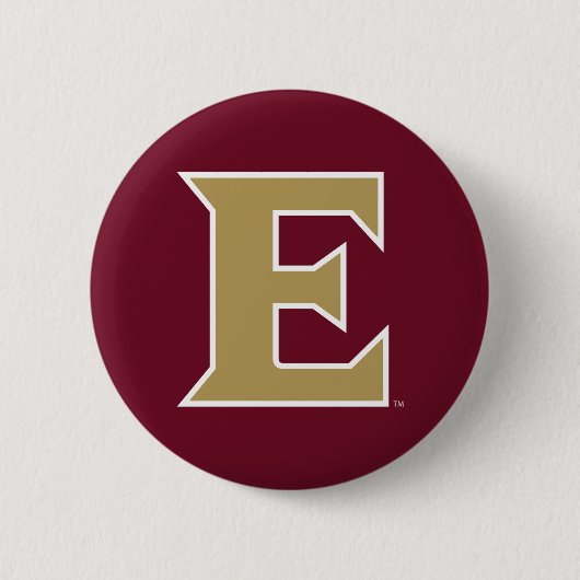 Badge Rond 5 Cm Université Elon E (Devant)