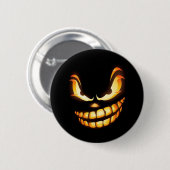 Badge Rond 5 Cm unmutiger-expression-852549 SCARY CARTOON SMILE BL (Devant & derrière)