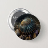 Badge Rond 5 Cm Urchine de Deep Sea (Devant & derrière)