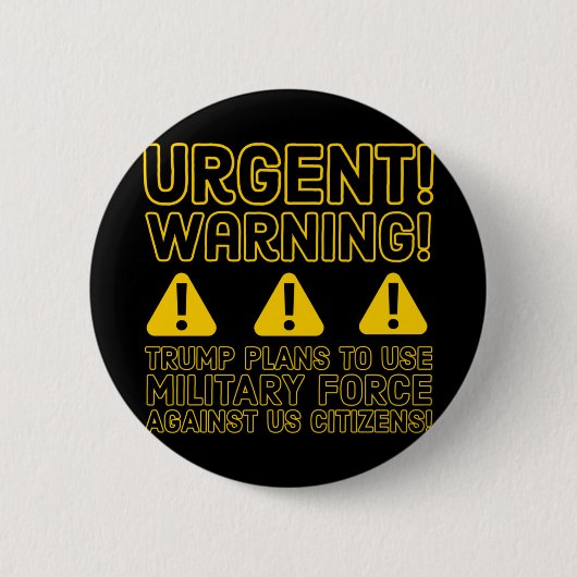Badge Rond 5 Cm Urgent ! Attention! (Devant)