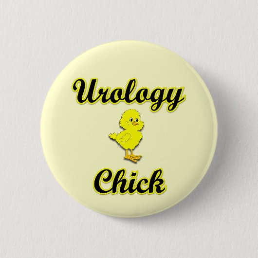 Badge Rond 5 Cm Urology Chick (Devant)