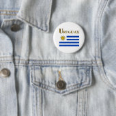 BADGE ROND 5 CM URUGUAY (En situation)