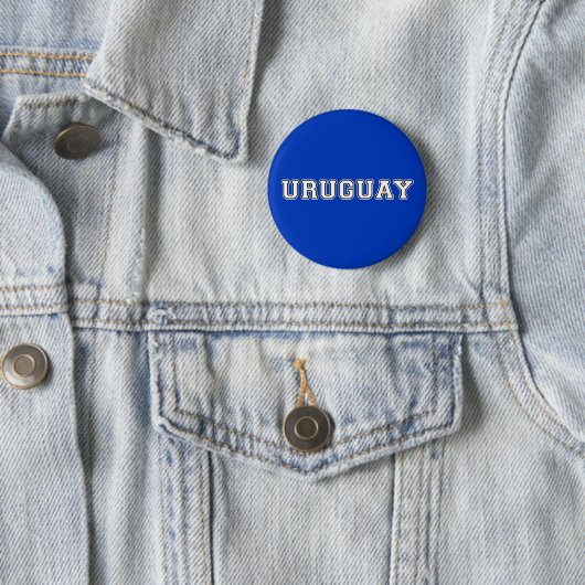 Badge Rond 5 Cm Uruguay (En situation)