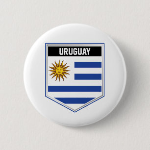 Badge Rond 5 Cm Uruguay - Bouclier