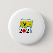 Badge Rond 5 Cm us masters GOLF 2021 (Devant)