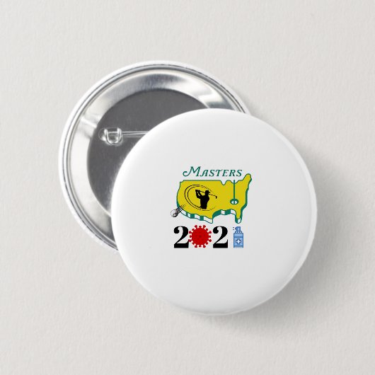 Badge Rond 5 Cm us masters GOLF 2021 (Devant & derrière)