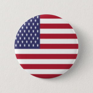 BADGE ROND 5 CM USA