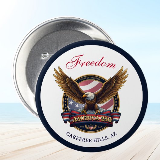 Badge Rond 5 Cm USA 250th Anniversary Event