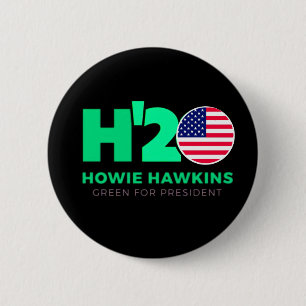 Badge Rond 5 Cm USA pour Howie Hawkins 2020