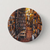 Badge Rond 5 Cm Used Bookstore Book Lovers Photo (Devant)