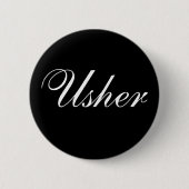 Badge Rond 5 Cm Usher (Devant)