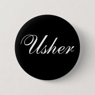 Badge Rond 5 Cm Usher