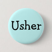 Badge Rond 5 Cm Usher (Devant)