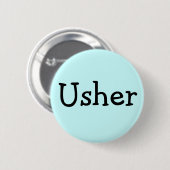 Badge Rond 5 Cm Usher (Devant & derrière)