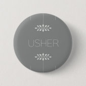 Badge Rond 5 Cm Usher (Devant)