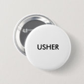 BADGE ROND 5 CM USHER (Devant & derrière)