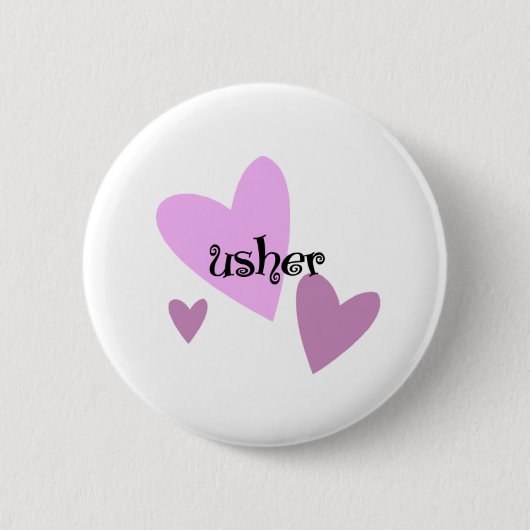 Badge Rond 5 Cm Usher (Devant)