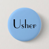 Badge Rond 5 Cm Usher (Devant)