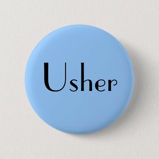 Badge Rond 5 Cm Usher (Devant)