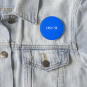 BADGE ROND 5 CM USHER (En situation)