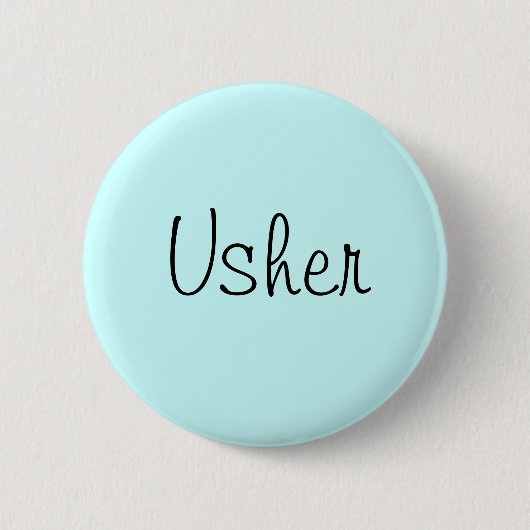 Badge Rond 5 Cm Usher Pin (Devant)