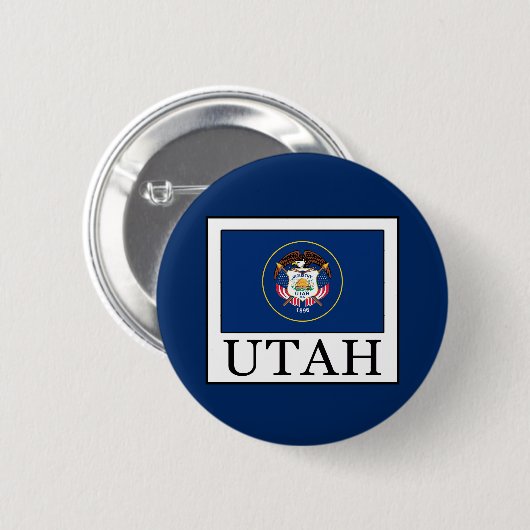 Badge Rond 5 Cm Utah (Devant & derrière)