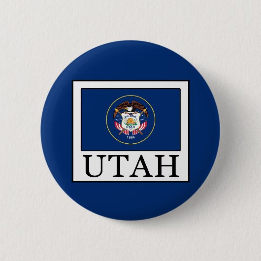 Badge Rond 5 Cm Utah (Devant)