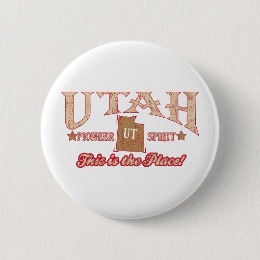 Badge Rond 5 Cm Utah (Devant)