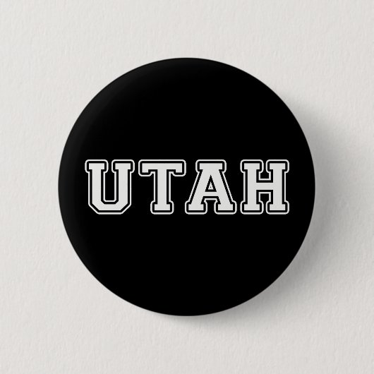 Badge Rond 5 Cm Utah (Devant)