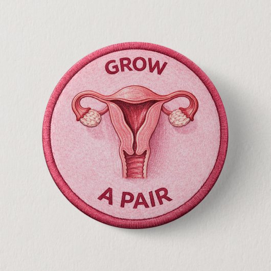 Badge Rond 5 Cm Uterus (Devant)