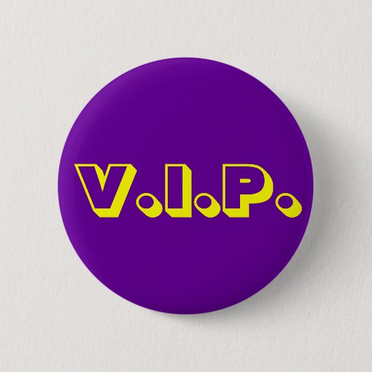 BADGE ROND 5 CM V.I.P. (Devant)