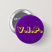 BADGE ROND 5 CM V.I.P. (Devant & derrière)