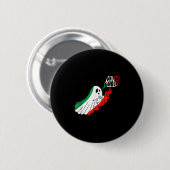 Badge Rond 5 Cm Va Fan Ghoul For Men Women Italian Funny Halloween (Devant & derrière)
