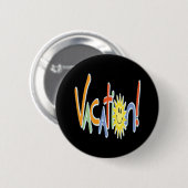 Badge Rond 5 Cm Vacances (Devant & derrière)