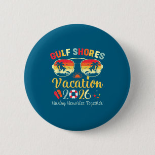 Badge Rond 5 Cm Vacances au bord du golfe à la plage al 2026 voyag