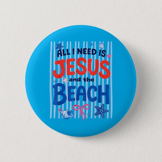Badge Rond 5 Cm Vacances au soleil (Devant)