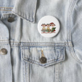 Badge Rond 5 Cm Vacances d'amis de Ragdoll (En situation)