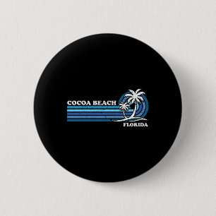 Badge Rond 5 Cm Vacances familiales Vintage rétros Floride Cocoa B