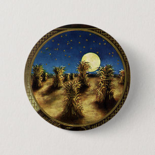 Badge Rond 5 Cm Vacances vintages, Un Jour De Thanksgiving