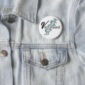 Badge Rond 5 Cm Vacciné (En situation)