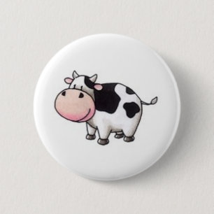 Badge Rond 5 Cm Vache