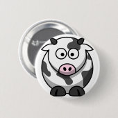Badge Rond 5 Cm Vache (Devant & derrière)