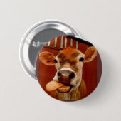 Badge Rond 5 Cm vache (Devant & derrière)