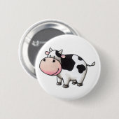 Badge Rond 5 Cm Vache (Devant & derrière)