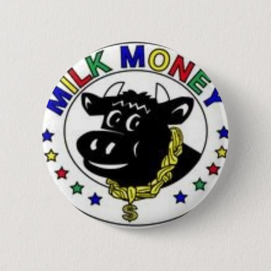 Badge Rond 5 Cm vache à couleur (Devant)