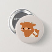 Badge Rond 5 Cm Vache Hereford (Devant & derrière)