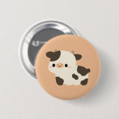 Badge Rond 5 Cm Vache Holstein (Devant & derrière)
