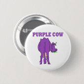 Badge Rond 5 Cm Vache pourpre (Devant & derrière)