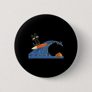 Badge Rond 5 Cm Vague De Chats Bleus Chats Bleus Vague Pour Chats 